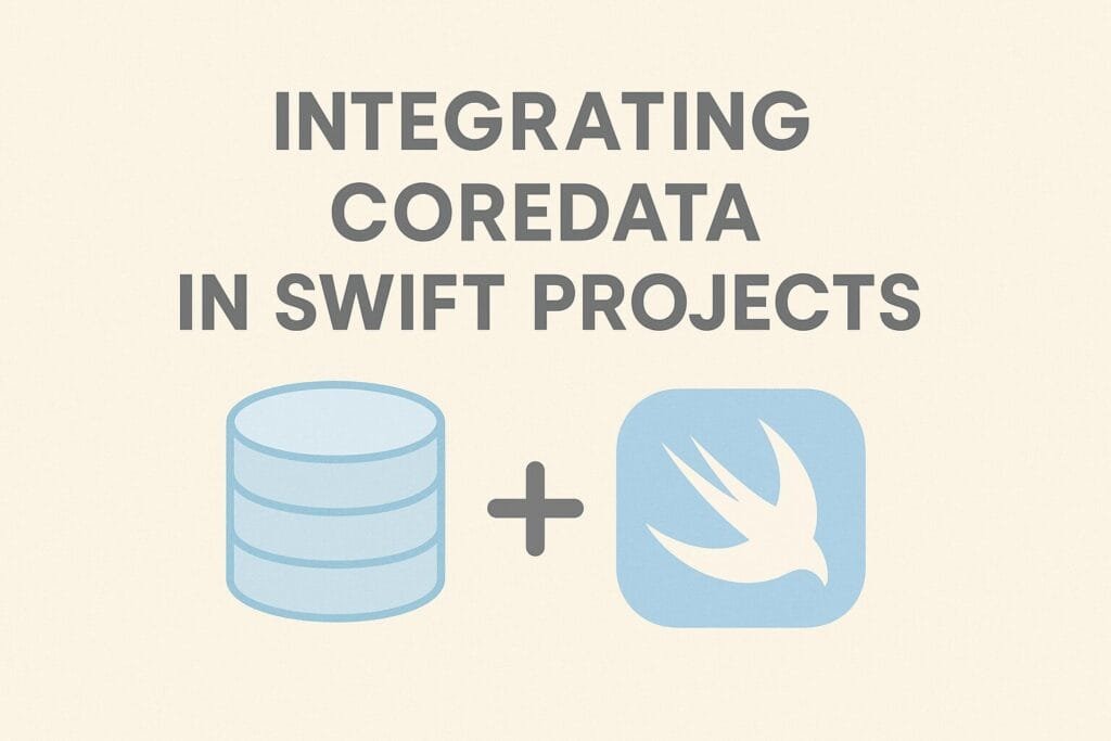 Integrating CoreData in Swift iOS Projects