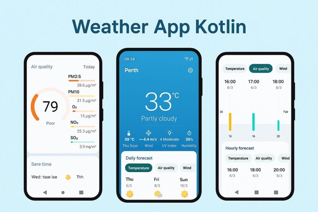 open-source weather app Kotlin