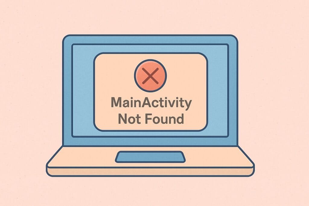 MainActivity Not Found