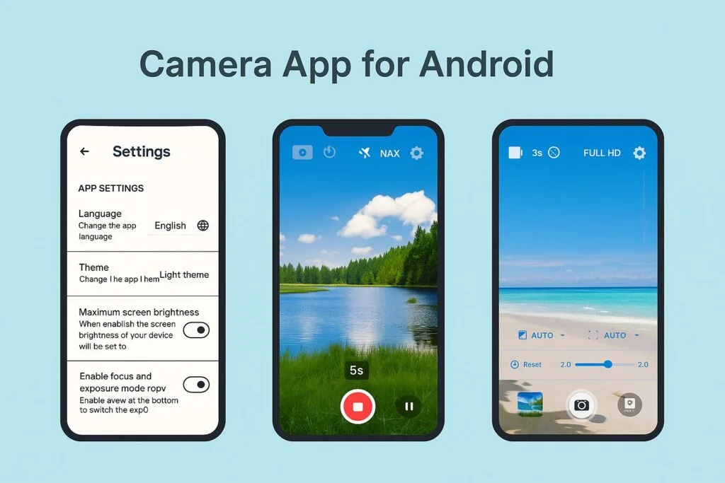 open source Flutter camera app