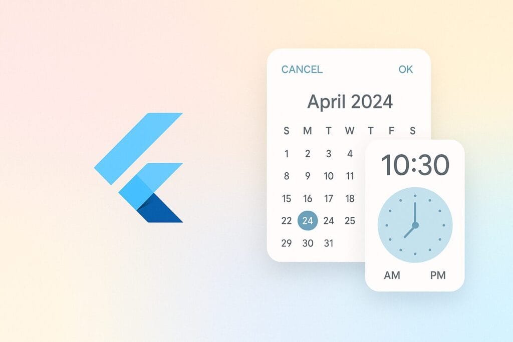 Date Picker and Time Picker in Flutter