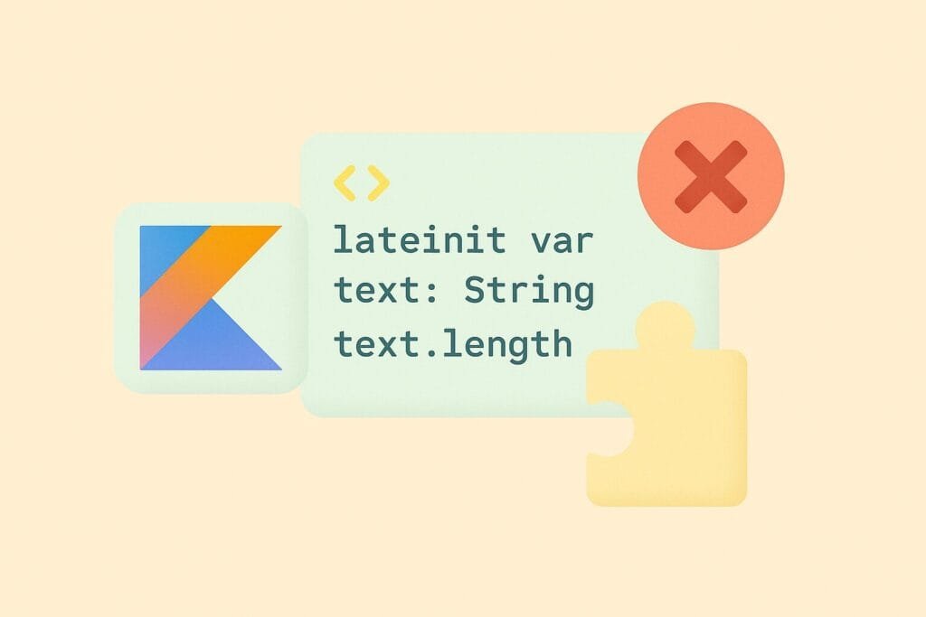 Kotlin lateinit property not initialized