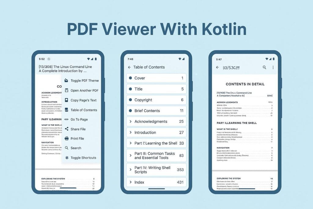 Android PDF viewer open source