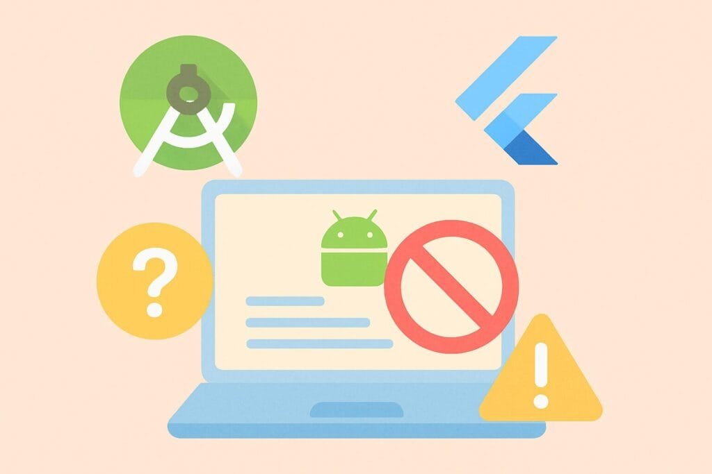 Flutter emulator not working