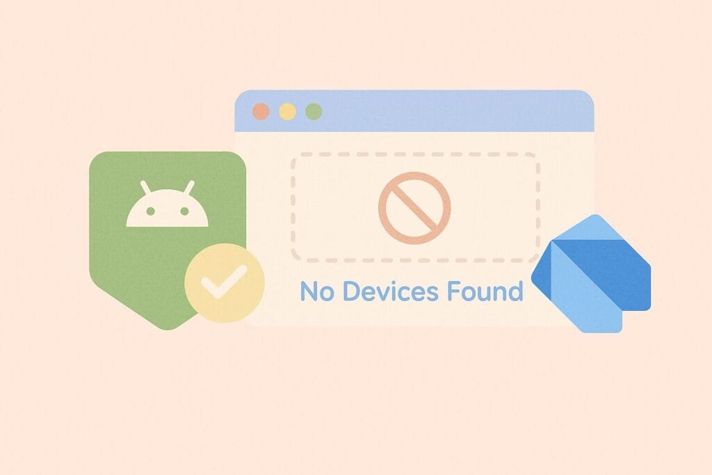 No Devices Found in Android Studio Dart