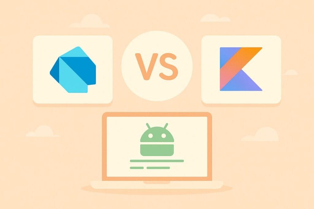 difference between Dart and Kotlin in Android Studio