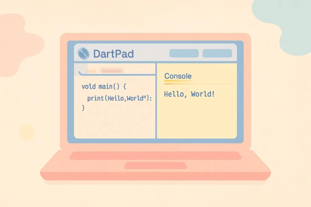 DartPad for learning Dart programming