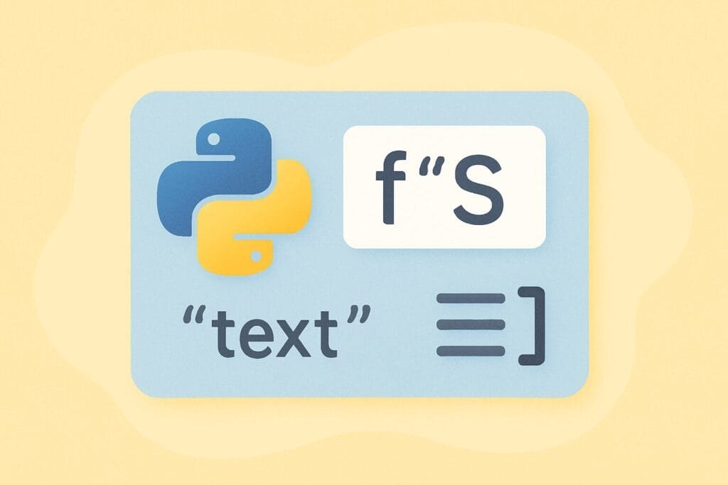 Python f-Strings and String Formatting Guide